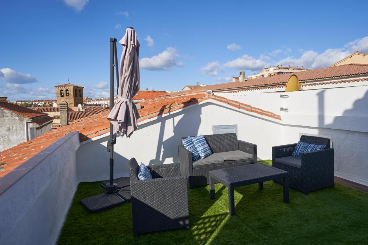Duplex Casa De Las Argollas Grand Suite Parking Gratis Plasencia Eksteriør billede
